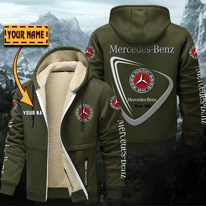 Mercedes-Benz Gefütterte Kapuzenjacke – Für Herbst & Winter – Bild 2