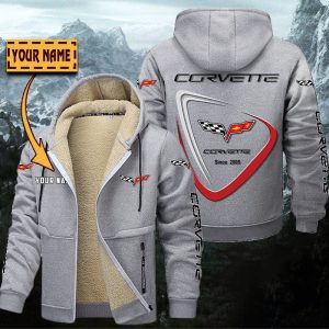 Corvette C6 Gefütterte Kapuzenjacke – Für Herbst & Winter