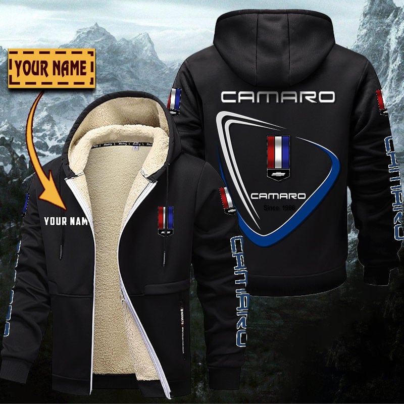 Chevrolet Camaro Gefütterte Kapuzenjacke – Für Herbst & Winter – Bild 3