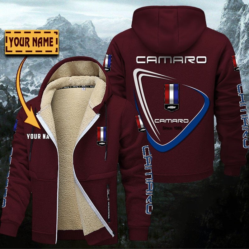 Chevrolet Camaro Gefütterte Kapuzenjacke – Für Herbst & Winter – Bild 9