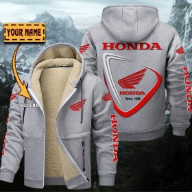 Honda Motorcycle Gefütterte Kapuzenjacke – Für Herbst & Winter