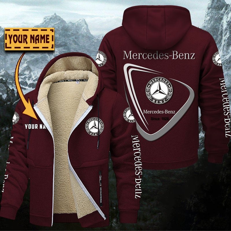 Mercedes-Benz Gefütterte Kapuzenjacke – Für Herbst & Winter – Bild 9