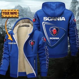 Scania Gefütterte Kapuzenjacke – Für Herbst & Winter