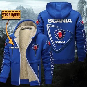 Scania Gefütterte Kapuzenjacke – Für Herbst & Winter