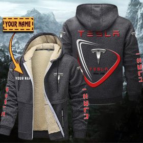 Tesla Gefütterte Kapuzenjacke – Für Herbst & Winter