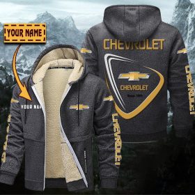 Chevrolet Gefütterte Kapuzenjacke – Für Herbst & Winter