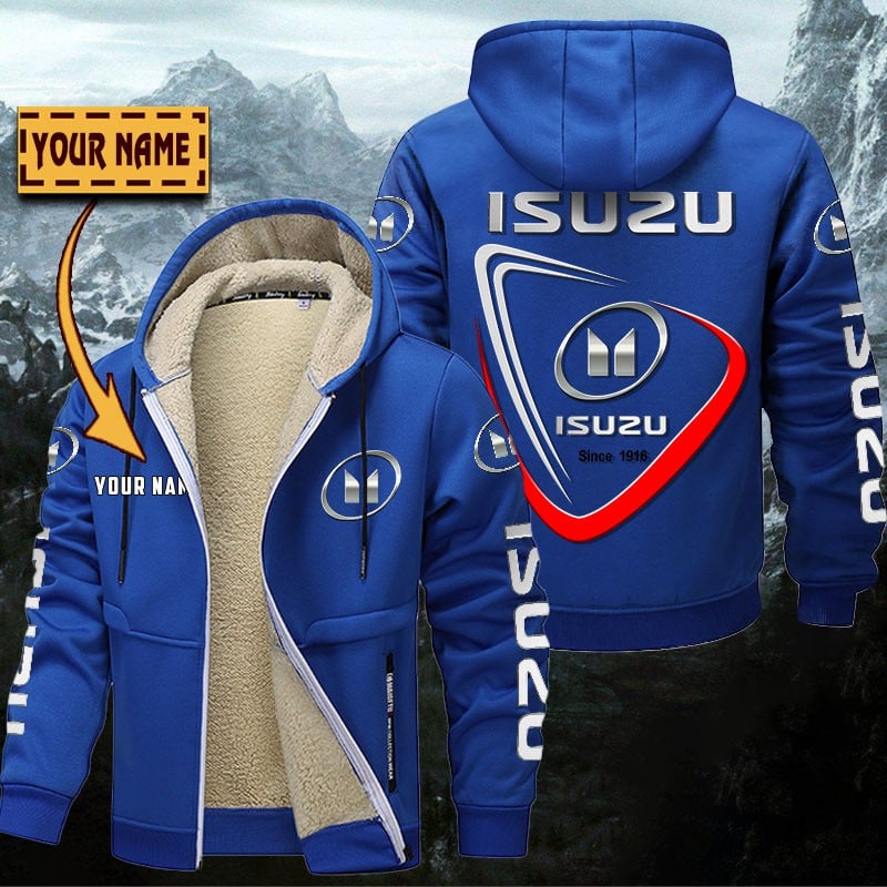 Isuzu Gefütterte Kapuzenjacke – Für Herbst & Winter – Bild 7