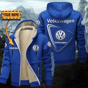 Volkswagen Gefütterte Kapuzenjacke – Für Herbst & Winter