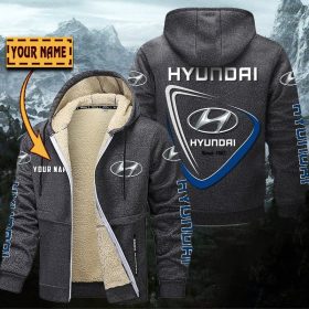 Hyundai Gefütterte Kapuzenjacke – Für Herbst & Winter
