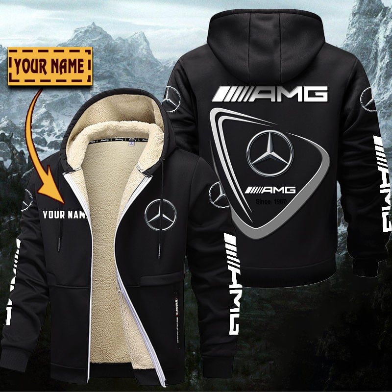 Mercedes-AMG Gefütterte Kapuzenjacke – Für Herbst & Winter – Bild 7