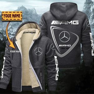 Mercedes-AMG Gefütterte Kapuzenjacke – Für Herbst & Winter