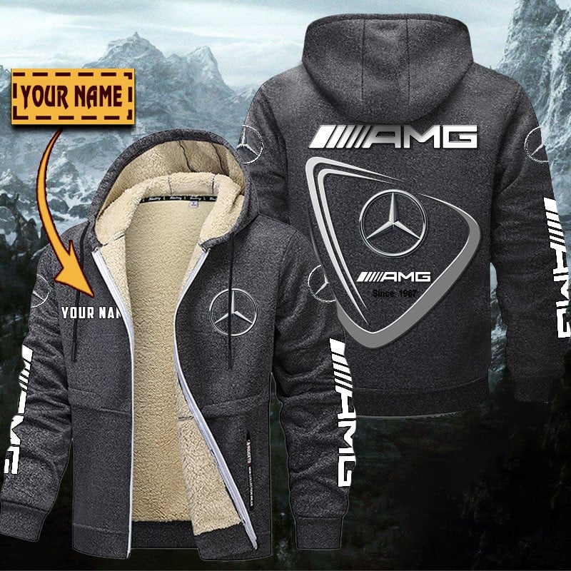 Mercedes-AMG Gefütterte Kapuzenjacke – Für Herbst & Winter