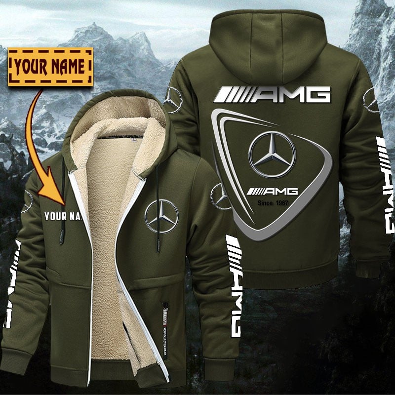 Mercedes-AMG Gefütterte Kapuzenjacke – Für Herbst & Winter – Bild 3
