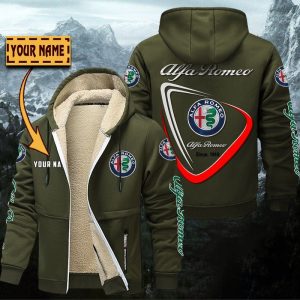 Alfa Romeo Gefütterte Kapuzenjacke – Für Herbst & Winter