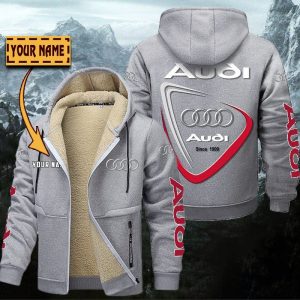 Audi Gefütterte Kapuzenjacke – Für Herbst & Winter