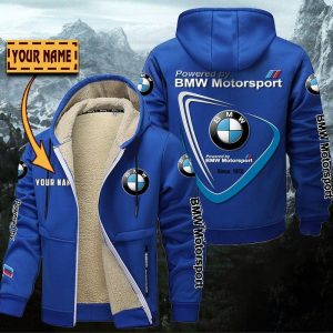 BMW Motorsport Gefütterte Kapuzenjacke – Für Herbst & Winter