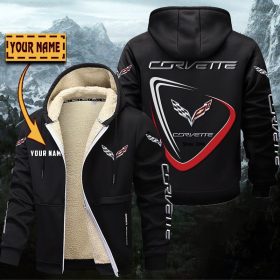 Corvette C7 Gefütterte Kapuzenjacke – Für Herbst & Winter