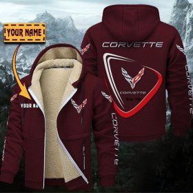 Chevrolet Corvette Gefütterte Kapuzenjacke – Für Herbst & Winter