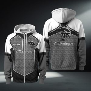 Dodge Challenger Zip Hoodie