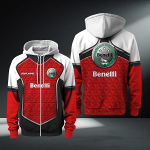 Benelli Motorcycles Zip Hoodie