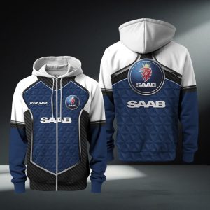 Saab Automobile Zip Hoodie