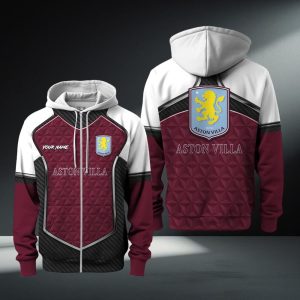 Aston Villa Zip Hoodie