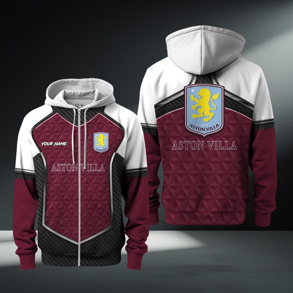 Aston Villa Zip Hoodie