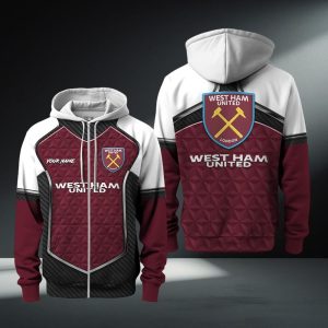 West Ham United Zip Hoodie