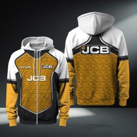 JCB Agricultural Tractors Zip Hoodie