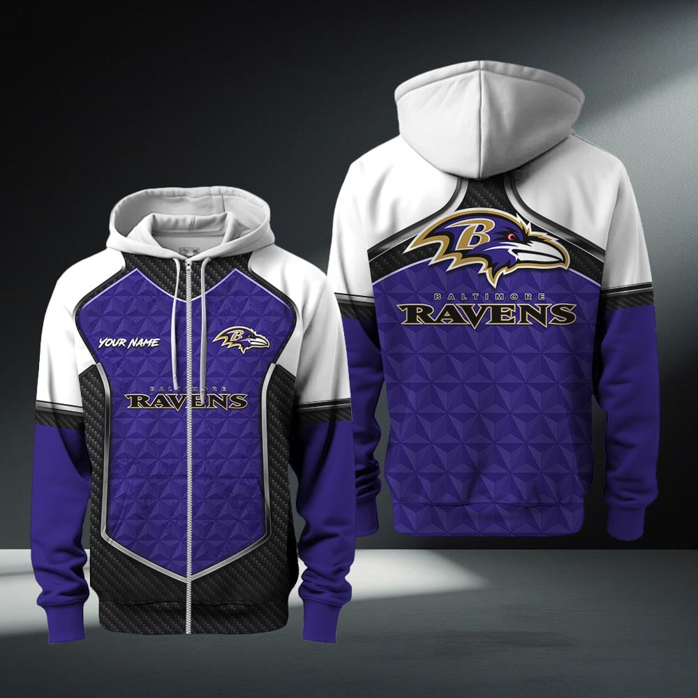 Baltimore Ravens Zip Hoodie