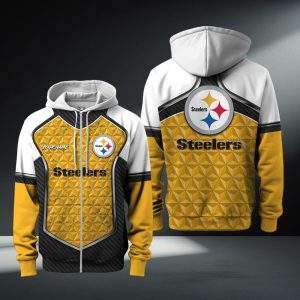 Pittsburgh Steelers Zip Hoodie