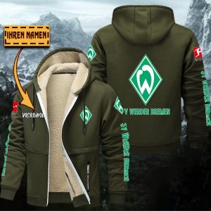 Werder Bremen Gefütterte Kapuzenjacke – Für Herbst & Winter