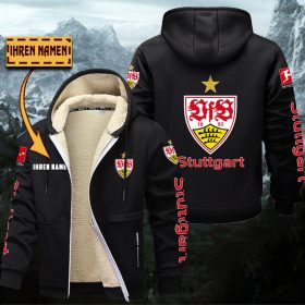 VfB Stuttgart Gefütterte Kapuzenjacke – Für Herbst & Winter