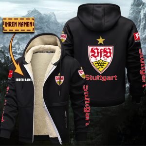 VfB Stuttgart Gefütterte Kapuzenjacke – Für Herbst & Winter