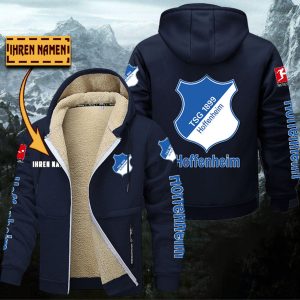 TSG Hoffenheim Gefütterte Kapuzenjacke – Für Herbst & Winter