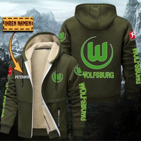 VfL Wolfsburg Gefütterte Kapuzenjacke – Für Herbst & Winter