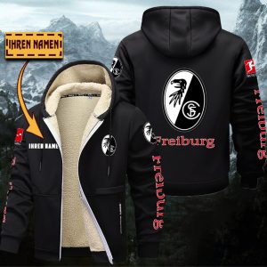 SC Freiburg Gefütterte Kapuzenjacke – Für Herbst & Winter