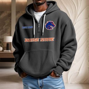 Boise State Broncos Waffelstrick-Hoodie
