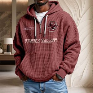 Boston College Eagles Waffelstrick-Hoodie