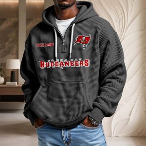 Tampa Bay Buccaneers Waffelstrick-Hoodie