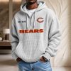 Chicago Bears Waffelstrick-Hoodie