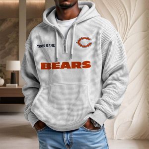 Chicago Bears Waffelstrick-Hoodie