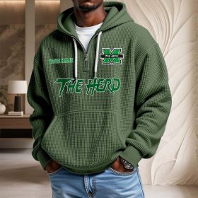 Marshall Thundering Herd Waffelstrick-Hoodie