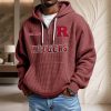 Rutgers Scarlet Knights Waffelstrick-Hoodie