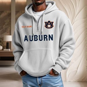 Auburn Tigers Waffelstrick-Hoodie