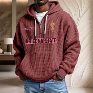 Arizona State Sun Devils Waffelstrick-Hoodie
