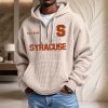 Syracuse Orange Waffelstrick-Hoodie