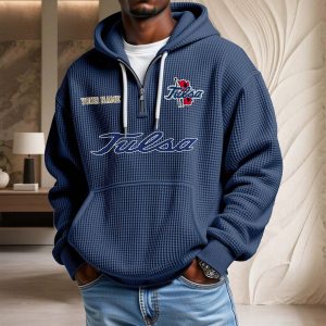 Tulsa Golden Hurricane Waffelstrick-Hoodie