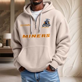 UTEP Miners Waffelstrick-Hoodie