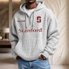 Stanford Waffelstrick-Hoodie
